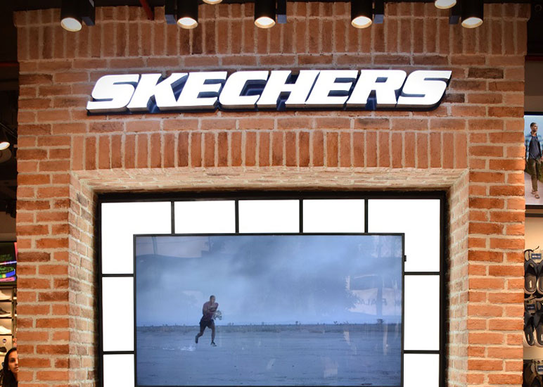 Brick Cladding at Skechers Shoes by Articlad