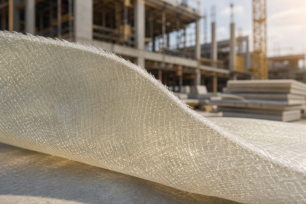 Exploring Glass Fibre = Plastic in Flexible Cladding